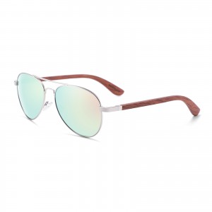 Kacamata UV400 Kayu Tanpa Bingkai Fashion Baru RUISEN RS-1705
