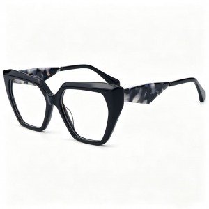 RUISEN’S Spliced Texture Plate Eyewear Frames VG6003AF