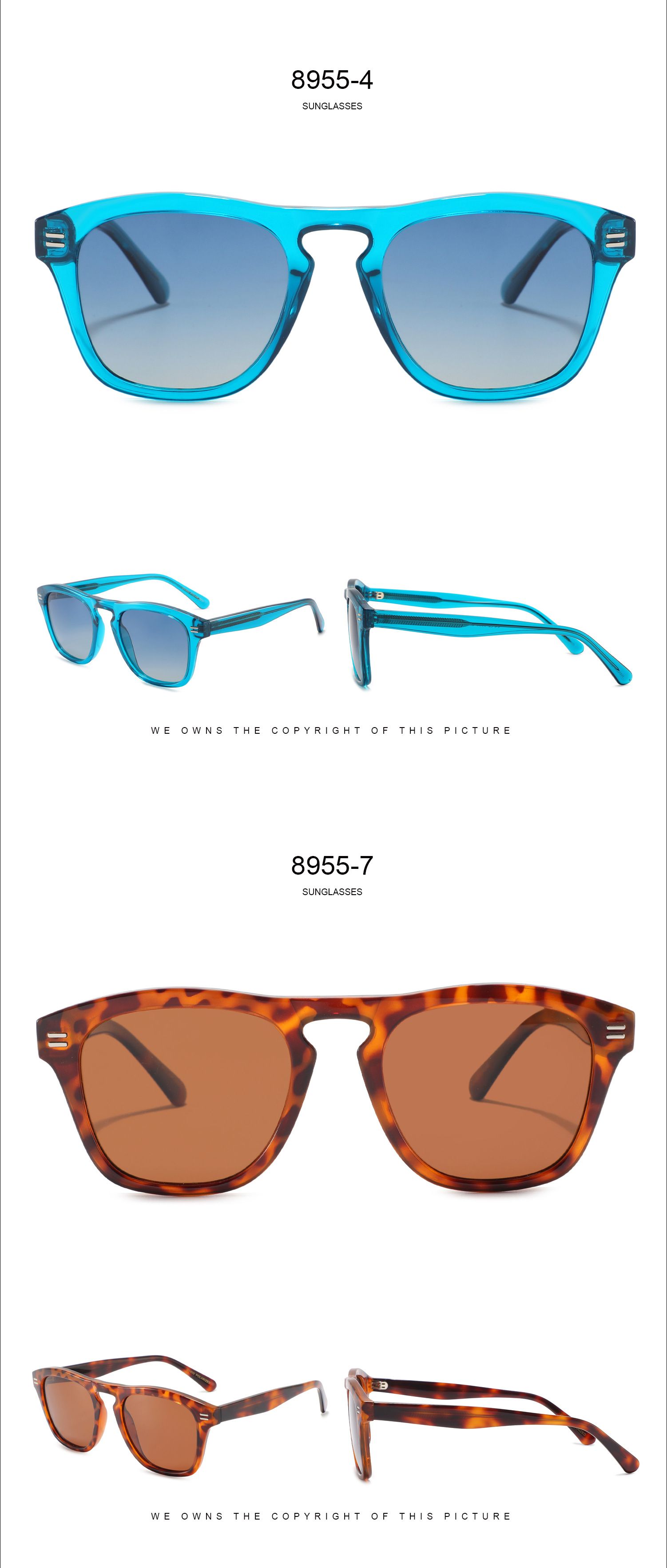 Square Eyeglasses Urban Glasses Street Leisure Trendy Everyday Wear