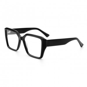 RUISEN’S Bold Square Thick Frame Sunglasses Multi-hued Translucent PC Frames UV400 Fashion Eyewear F2787
