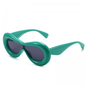 RUISEN’S  Fashion Retro Wide Edge Connected Body UV400 Eye Protection Sunglasses  2120