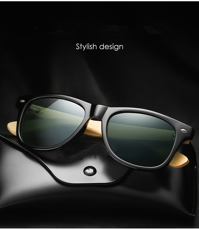 हॉटसेलिंग ध्रुवीकृत लकड़ी के धूप के चश्मे - 1