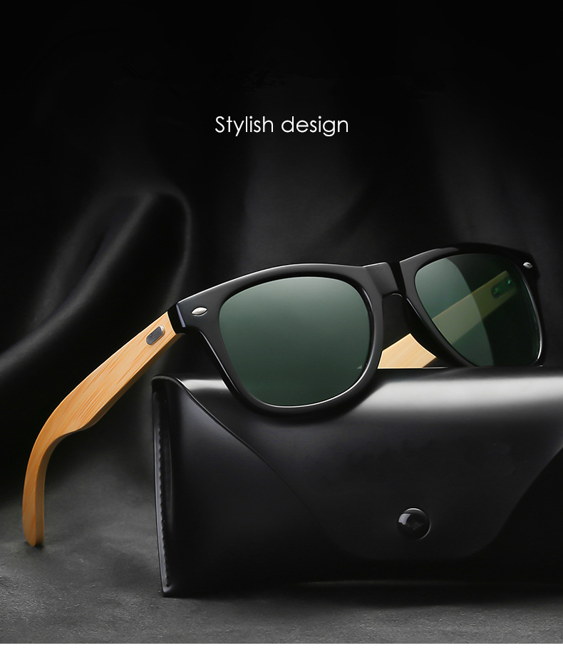 हॉटसेलिंग ध्रुवीकृत लकड़ी के धूप के चश्मे - 2