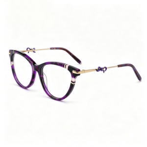 RUISEN’S Delicate bow-accented frames, blending timeless elegance with everyday comfort 8002