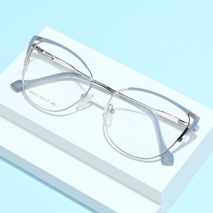 RUISEN’S Trendy Retro Metal Cat Eye Glasses 3013