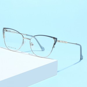 RUISEN’S Trendy Retro Metal Cat Eye Glasses 3013