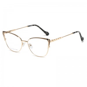 RUISEN’S Trendy Retro Metal Cat Eye Glasses 3013